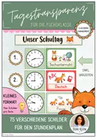 Vorschau - Präsentationen/Tafelbilder - Tagestransparenz (Fuchsklasse) - Deckblatt