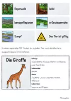 Vorschau - Arbeitsblätter - Materialpaket Afrika / Safari - Seite 3