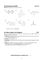 Vorschau - Test - Klassenarbeit Ch10 KA1: Alkane - Eigenschaften, Nomenklatur und Radikalische Substitution - Seite 2