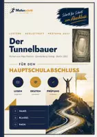 Vorschau - Unterrichtsreihen - Der Tunnelbauer – Lektüre-Begleitheft mit Lösungen (Maja Nielsen) | Deutsch Klasse 9 Hauptschulabschluss 2027 BW - Deckblatt