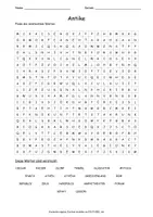 Vorschau - Arbeitsblätter - Suchsel Antike - 3 Schwierigkeitsgrade - Geschichte - Deckblatt