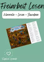 Vorschau - Arbeitsblätter - Freiarbeit Lesen: Wimmeln-Lesen-Zuordnen - Deckblatt