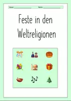 Vorschau - Arbeitsblätter - Feste der Weltreligionen – Dossier mit Gruppenauftrag - Seite 1