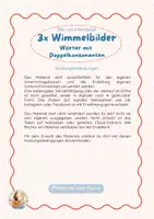 Vorschau - Arbeitsblätter - 3x Wimmelbilder und Arbeitsblätter | Wörter mit Doppelkonsonanten - Seite 1