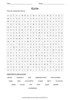 Vorschau - Arbeitsblätter - Schusel Küche, Küchengeräte - 3 Schwierigkeitsstufen - Deckblatt