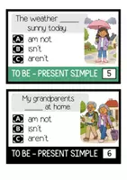 Vista previa - Unidades / Secuencias / Situaciones de Aprendizaje - To be (Present Simple) Visual Cards - página 3