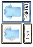Vorschau - Stundenentwürfe - Clothes (Flashcards + Matching cards)-1 - Seite 2