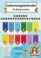 Vorschau - Anderer Materialtyp - Geburtstagskalender Erdmännchen / Erdmännchenklasse - Deckblatt