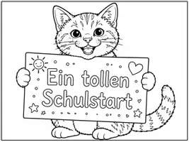 Vorschau - Mal- und Bastelvorlagen - Wünsche & Ausmalbilder zum neuen Schuljahr - Seite 2