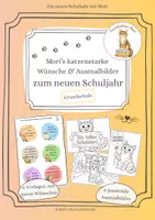 Vorschau - Mal- und Bastelvorlagen - Wünsche & Ausmalbilder zum neuen Schuljahr - Deckblatt