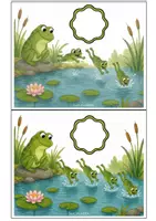 Aperçu - Apprentissages en autonomie - Fiches pour accompagner le jeu de la grenouille - Page 1