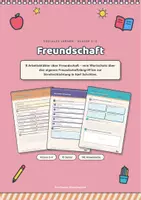 Vorschau - Poster - Freundschaft Arbeitsblätter - Deckblatt