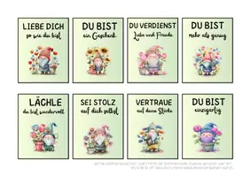 Vorschau - Anderer Materialtyp - Mutmachkarten Blumenzwerge | Positive Affirmationen für mehr Selbstvertrauen | Klasse 5–7 - Seite 2