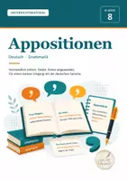 Vorschau - Arbeitsblätter - Kommasetzung Apposition - Deckblatt