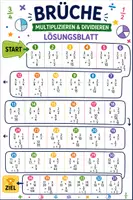 Vorschau - Arbeitsblätter - Brüche multiplizieren und dividieren - Spiel - Seite 1