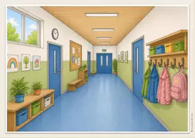 Vorschau - Arbeitsblätter - DaZ Schule - Bildkarten | Räume und Orte in der Schule | Wortschatz Schule | Deutsch als Zweitsprache | Sprachförderung - Seite 2
