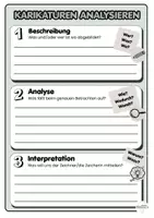 Vorschau - Arbeitsblätter - Karikaturen analysieren (3-Schritt-Analyse) - Seite 2
