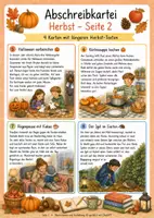Vorschau - Stundenentwürfe - Deutsch: Abschreibkartei "Herbst" | Klasse 4, 5, 6 - Seite 3