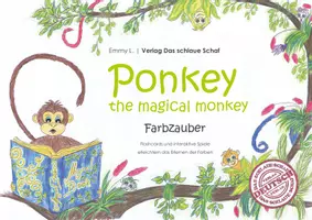 Vorschau - Arbeitsblätter - Farbzauber- Flashcards und Spiel zum Erlernen der Farben - Deckblatt