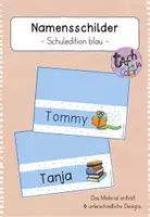 Vorschau - Anderer Materialtyp - Namensschilder - Schuledition - Deckblatt