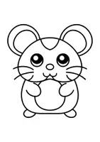 Vorschau - Arbeitsblätter - Ausmalbilder Thema Hamster - Grundschule - Bastelvorlagen - Seite 3