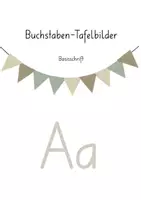 Vorschau - Poster - Tafelmaterial Buchstaben A | 1. Klasse | Schrifterwerb - Deckblatt