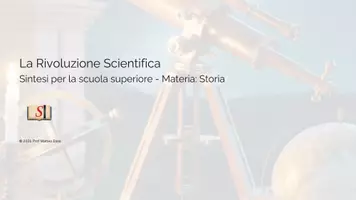 anteprima - Presentazioni / Lavagne - La Rivoluzione Scientifica del '600 - Pagina di copertina