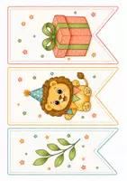 Aperçu - Matériel pour travaux manuels / dessin - kit anniversaire petit lion avec phoyobooth - Page 3