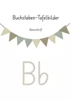 Vorschau - Poster - Tafelmaterial Buchstaben B | 1. Klasse | Schrifterwerb - Seite 1