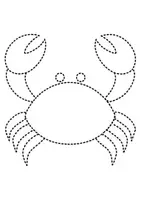 Vorschau - Arbeitsblätter - Prickelbilder / Fensterbilder Thema Krabbe - Grundschule - Bastelvorlagen - Seite 2