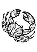 Vorschau - Arbeitsblätter - Mandalas Thema Krabbe - Grundschule - Bastelvorlagen - Seite 2