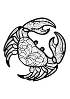 Vorschau - Arbeitsblätter - Mandalas Thema Krabbe - Grundschule - Bastelvorlagen - Seite 3