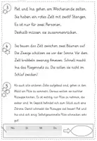 Vorschau - Arbeitsblätter - Lesezettel für jede Woche (Lehrwerk "Flex und Flora"), Teil 3 - Seite 2