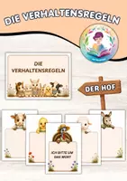 Náhled - Farm - die Verhaltensregeln - Klassenzimmerdeko zum Thema Bauernhof - krycí list