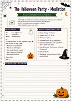 Vorschau - Arbeitsblätter - Halloween Mediation im Englischunterricht – 10 differenzierte Arbeitsblätter zur Sprachmittlung | Klasse 5–7 - Seite 3