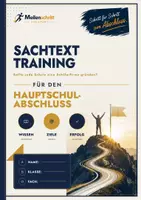 Vorschau - Arbeitsblätter - Sachtext Klasse 9 – „Schülerfirma“: Textverständnis & Rechtschreibung, mit Lösungen | Hauptschulabschluss 2027 Deutsch BW - Deckblatt