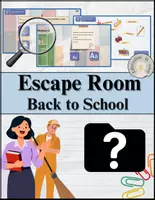 Vorschau - Arbeitsblätter - Back to School Escape Room | 2-fach differenziert | English - Deckblatt