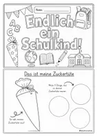 Vorschau - Arbeitsblätter - Einschulungsheft - Schulstart, Klasse 1, Schulkind - Seite 2