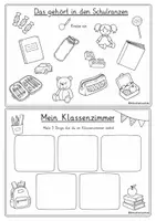 Vorschau - Arbeitsblätter - Einschulungsheft - Schulstart, Klasse 1, Schulkind - Seite 3