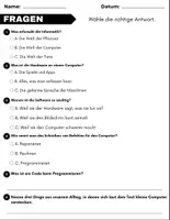 Vorschau - Stundenentwürfe - Informatik : Leseverständnis und Wortsuchrätsel mit Lösungen - Seite 2
