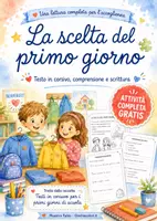 anteprima - Schede informative - La scelta del primo giorno Testo in corsivo per accoglienza - Pagina di copertina