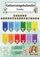 Vorschau - Bildkarten - Materialpaket Geburtstag Koalaklasse - Seite 1
