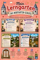 Vorschau - Poster - Wortarten-Schloss - Tafelmaterial - Deckblatt