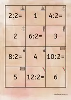 Vorschau - Spiele - Memory® 2er-Reihe ~ Division und Multiplikation mit und ohne Selbstkontrolle - Seite 1