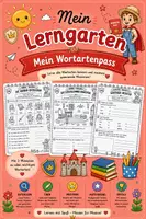 Vorschau - Stationenlernen - Mein Wortartenpass - Nomen, Verben, Adjektive - Deckblatt
