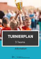 Vorschau - Arbeitsblätter - Spielplan ⎮ Für 3 Teams - Deckblatt