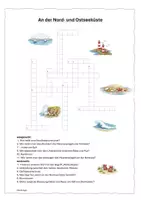 Vorschau - Arbeitsblätter - An der Nord- und Ostseeküste Klasse 5 6 - Deckblatt