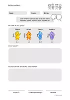 Vorschau - Arbeitsblätter - Nachdenkzettel: Reflexionsblatt mit den vier Gefühlswesen / Classroom Management // kostenlos - Seite 3