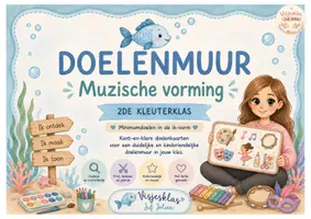 Voorbeeld - Doelenmuur muzische vorming (2de kleuterklas) - Voorblad