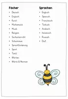 Vorschau - Bildkarten - Tagestransparenz Bienenklasse - wachsendes Materialpaket - Seite 1